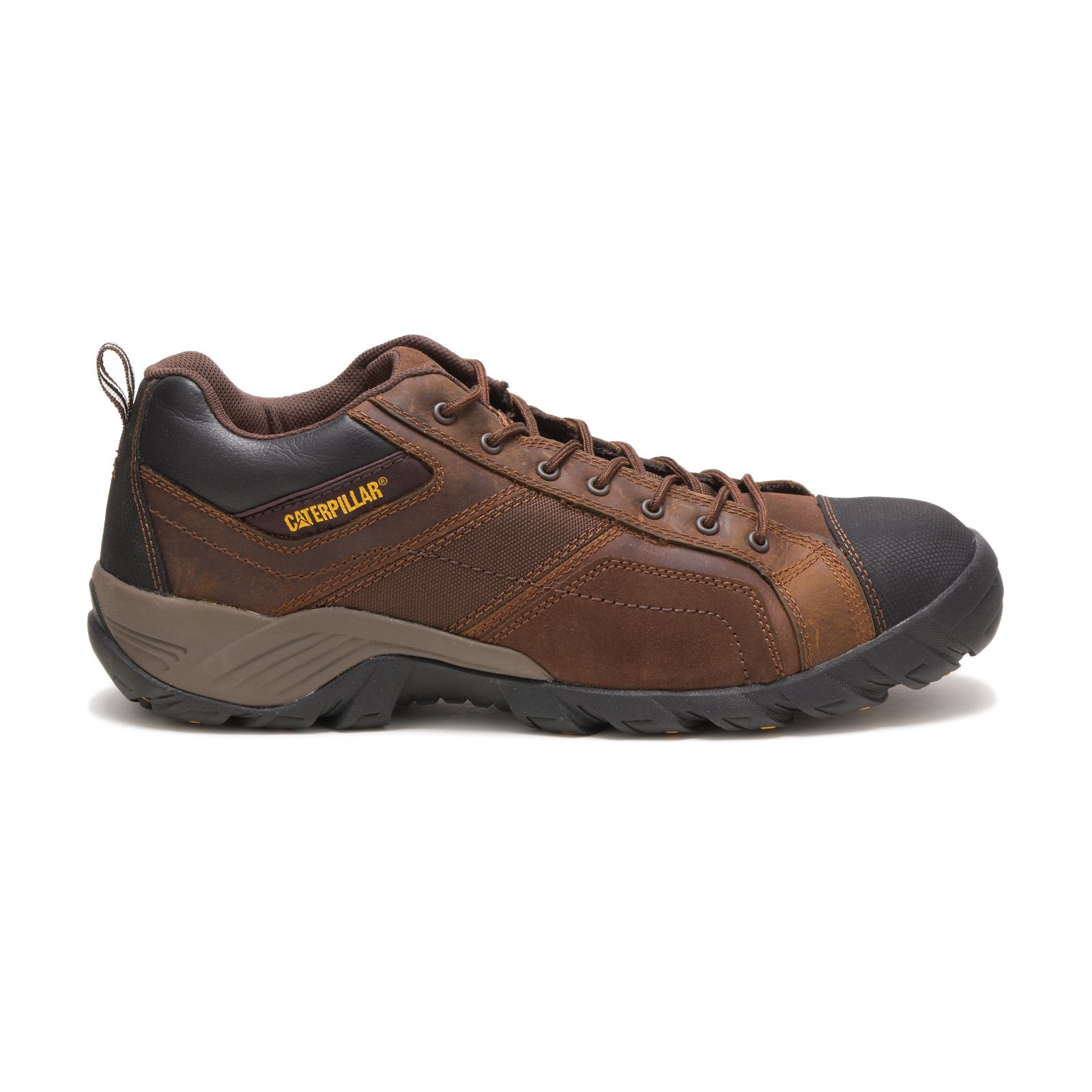 Caterpillar Shoes PK - Caterpillar Argon Composite Toe Mens Work Shoes Dark Brown (645781-GHS)